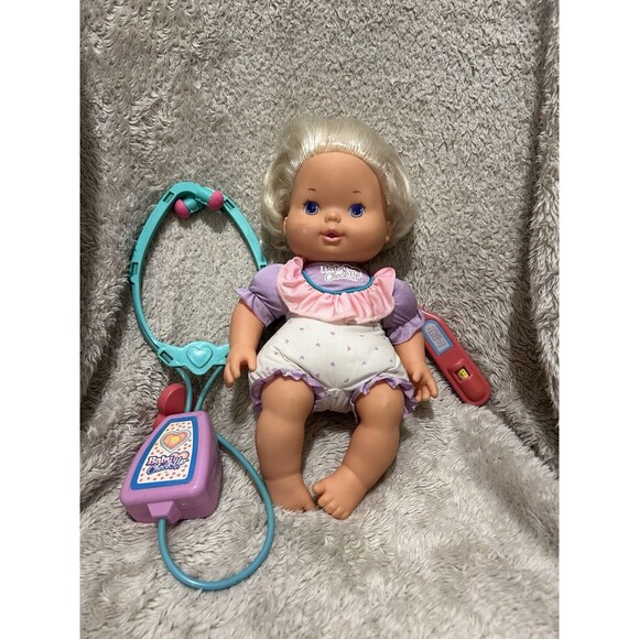 Baby Check Up Vintage 1993 Kenner Doll Thermometer & Stethoscope Untested - Picture 1 of 12